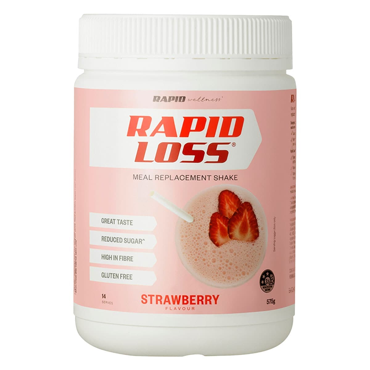 Rapid Loss Strawberry Meal Replacement Shake 575g