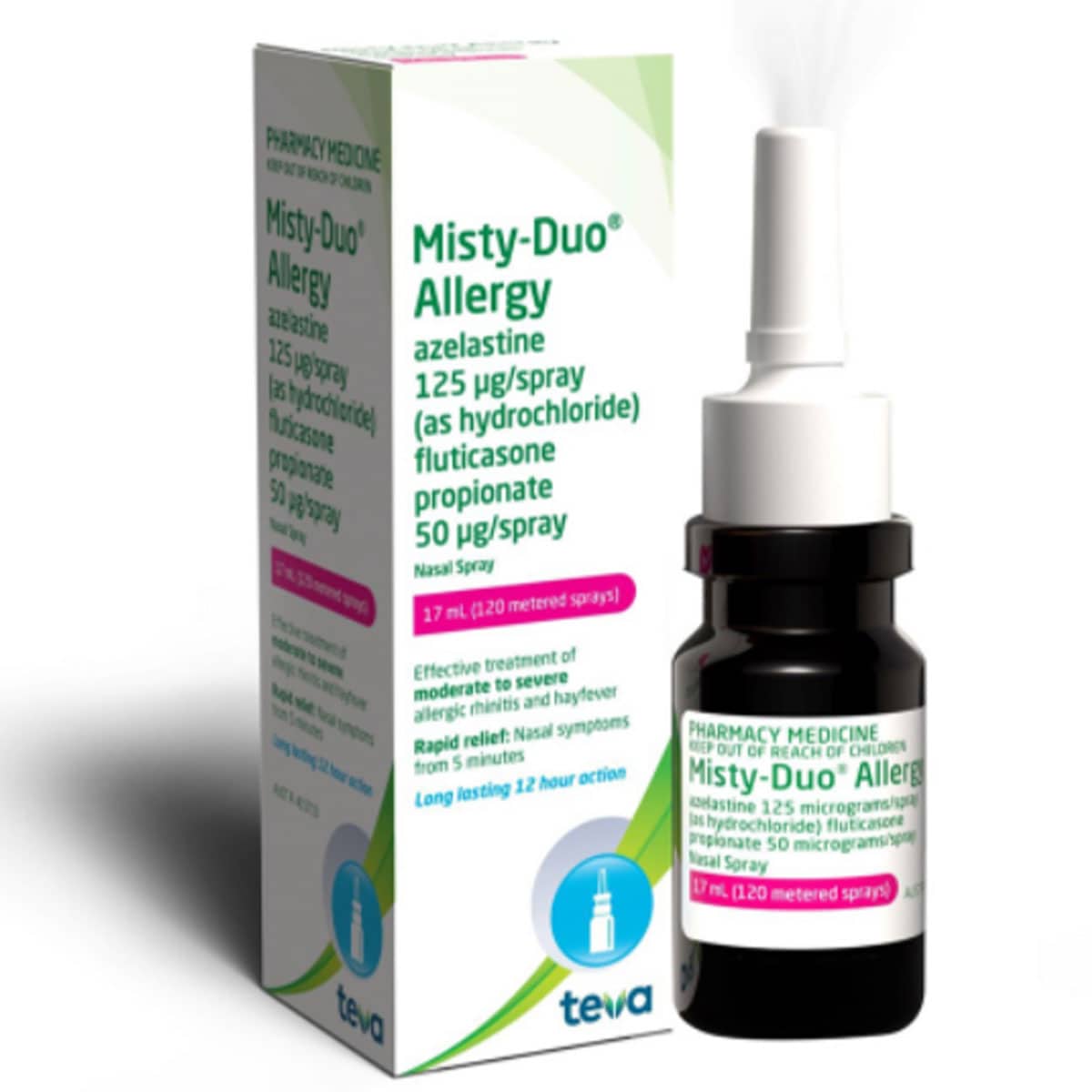 Misty-Duo Allergy Nasal Spray 120 Metered Sprays