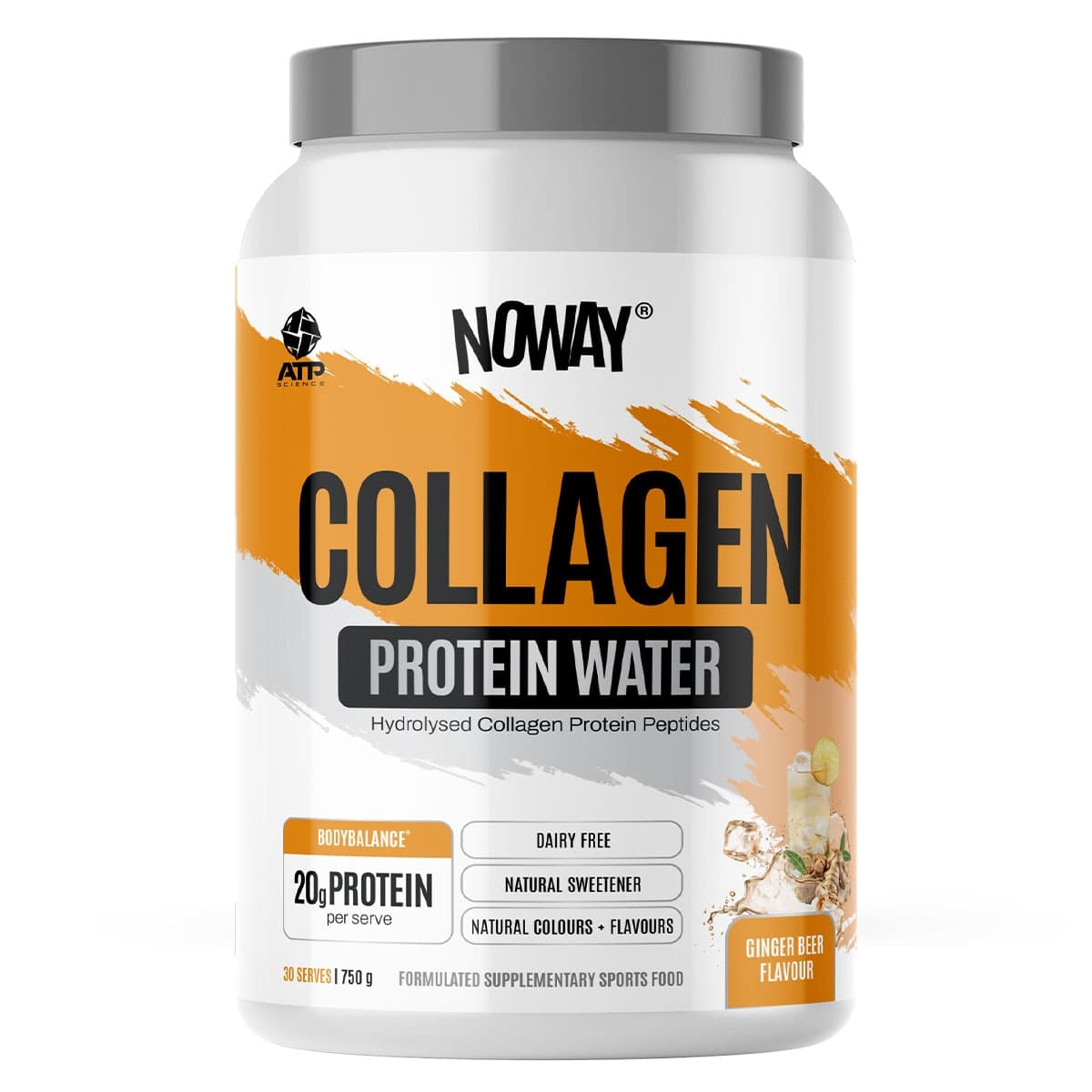 ATP Science Noway Collagen Protein Water Ginger Beer 750g