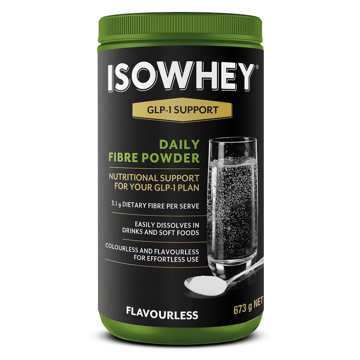 Isowhey GLP-1 Support Daily Fibre Powder Flavourless 673g