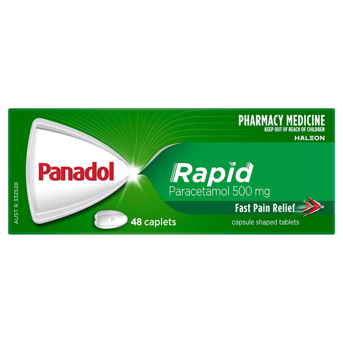 Panadol Rapid Fast Pain Relief 48 Caplets