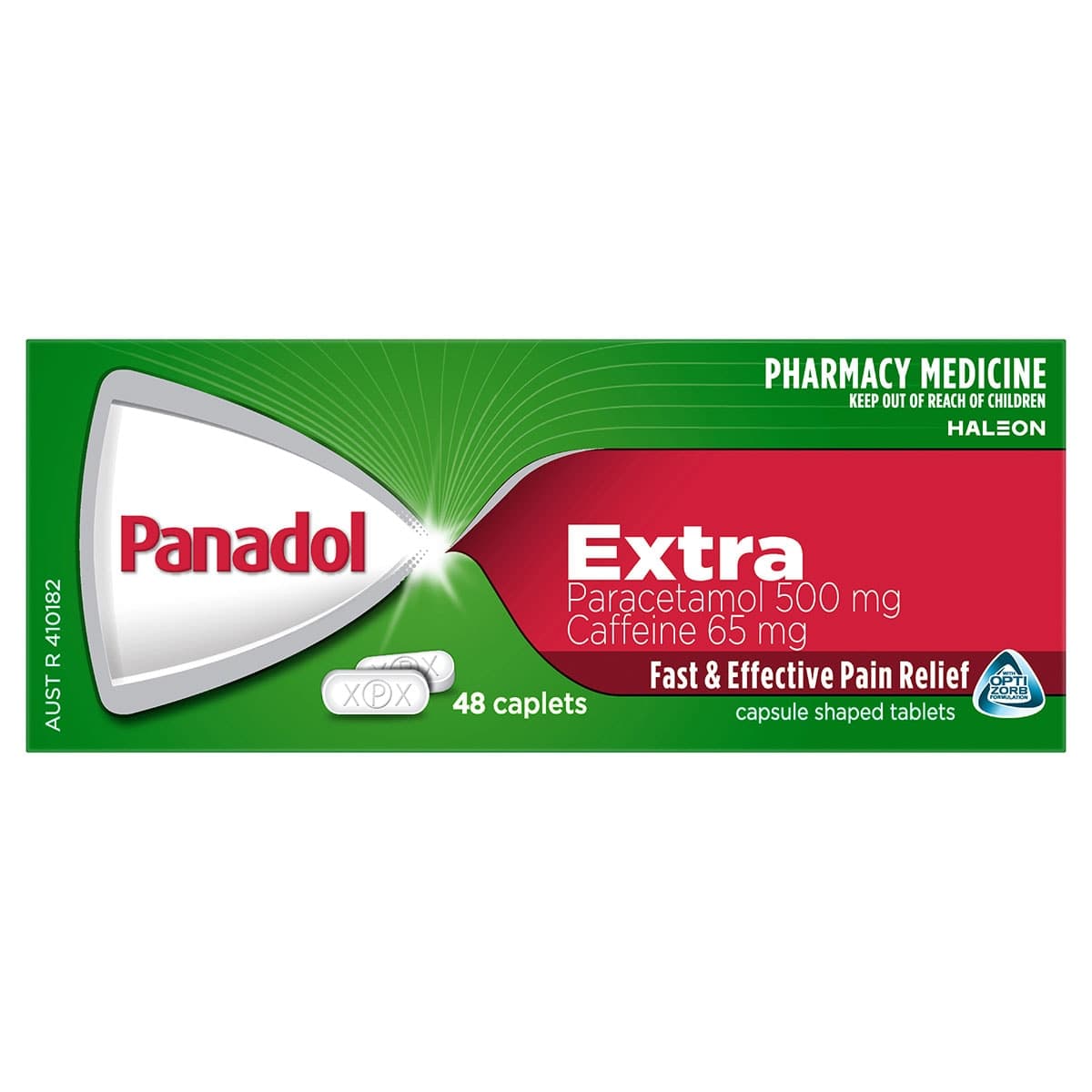 Panadol Extra Optizorb Pain Relief 48 Caplets