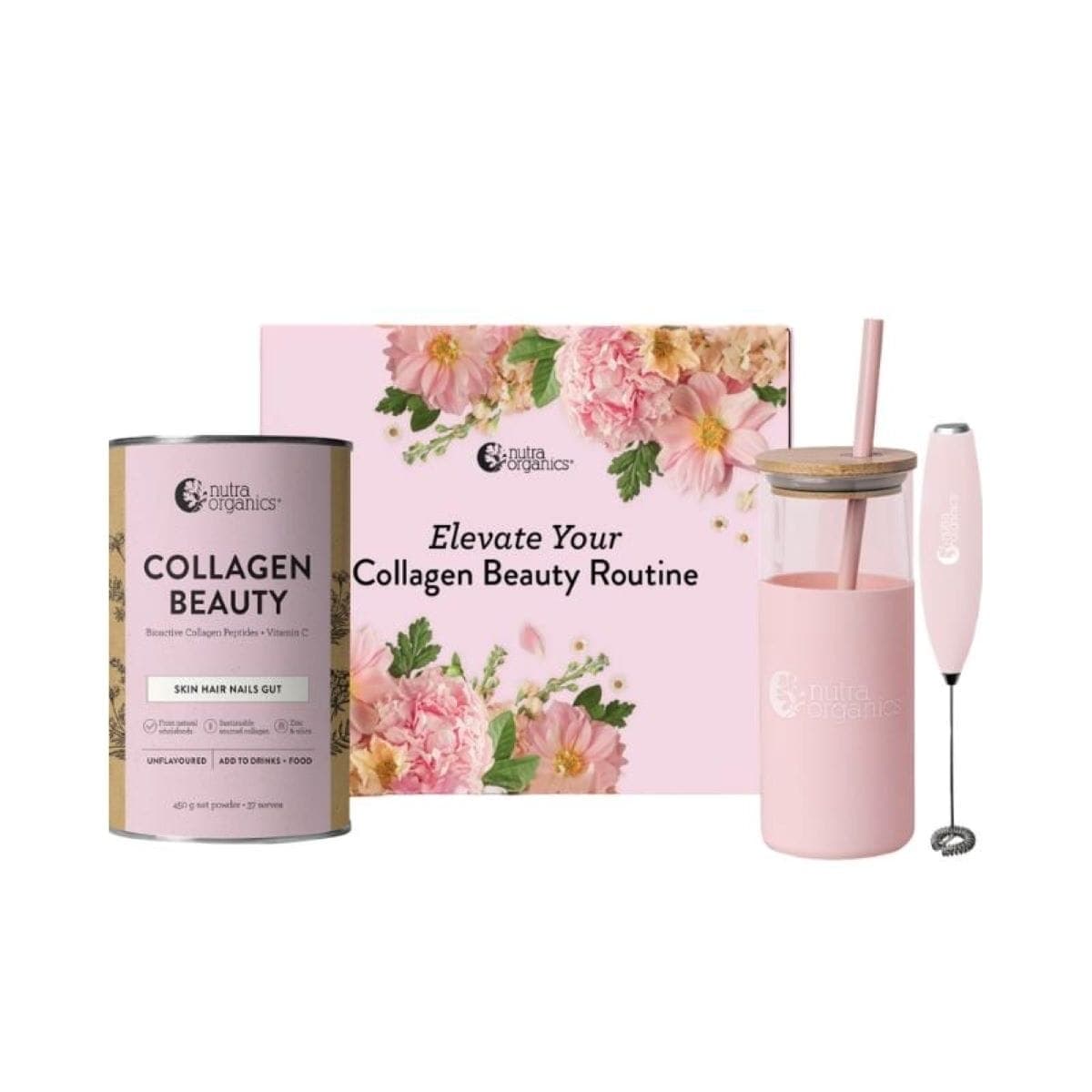 Nutra Organics Let's Glow Collagen Gift Box 450g