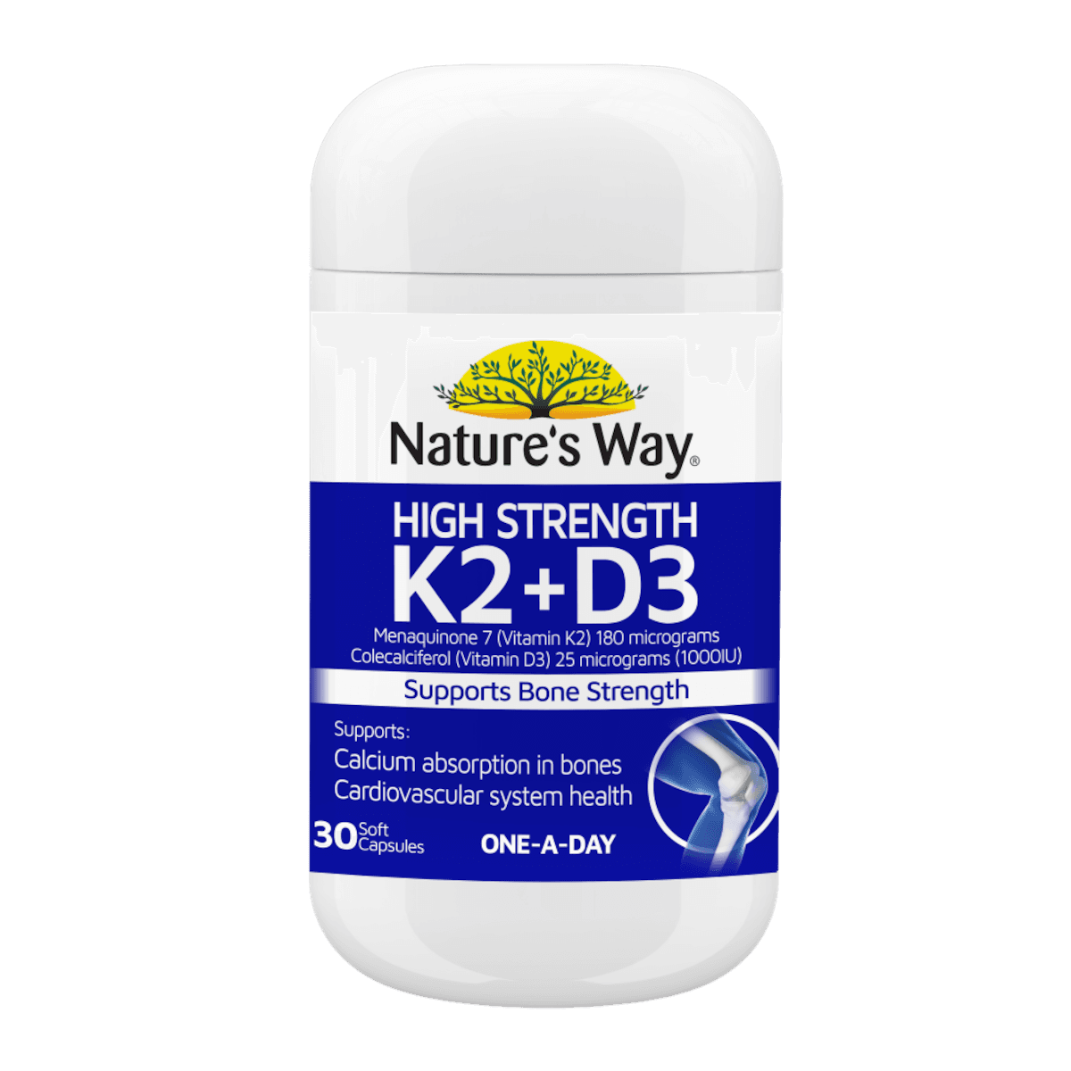 Natures Way Vitamin K2+D3 30 Capsules