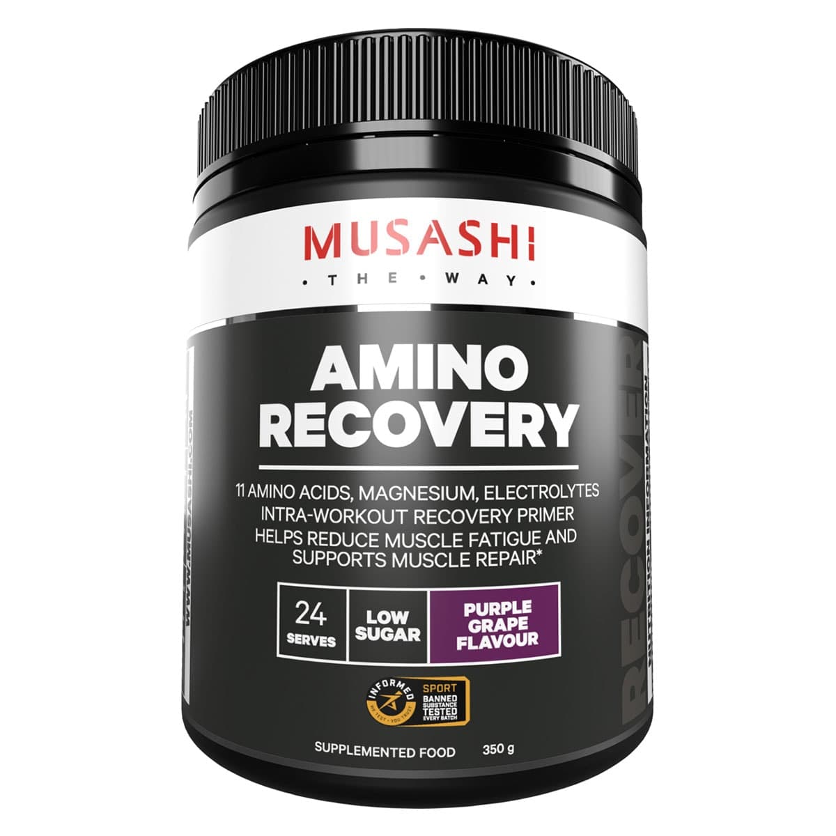 Musashi Amino Recovery Powder Purple Grape 350g