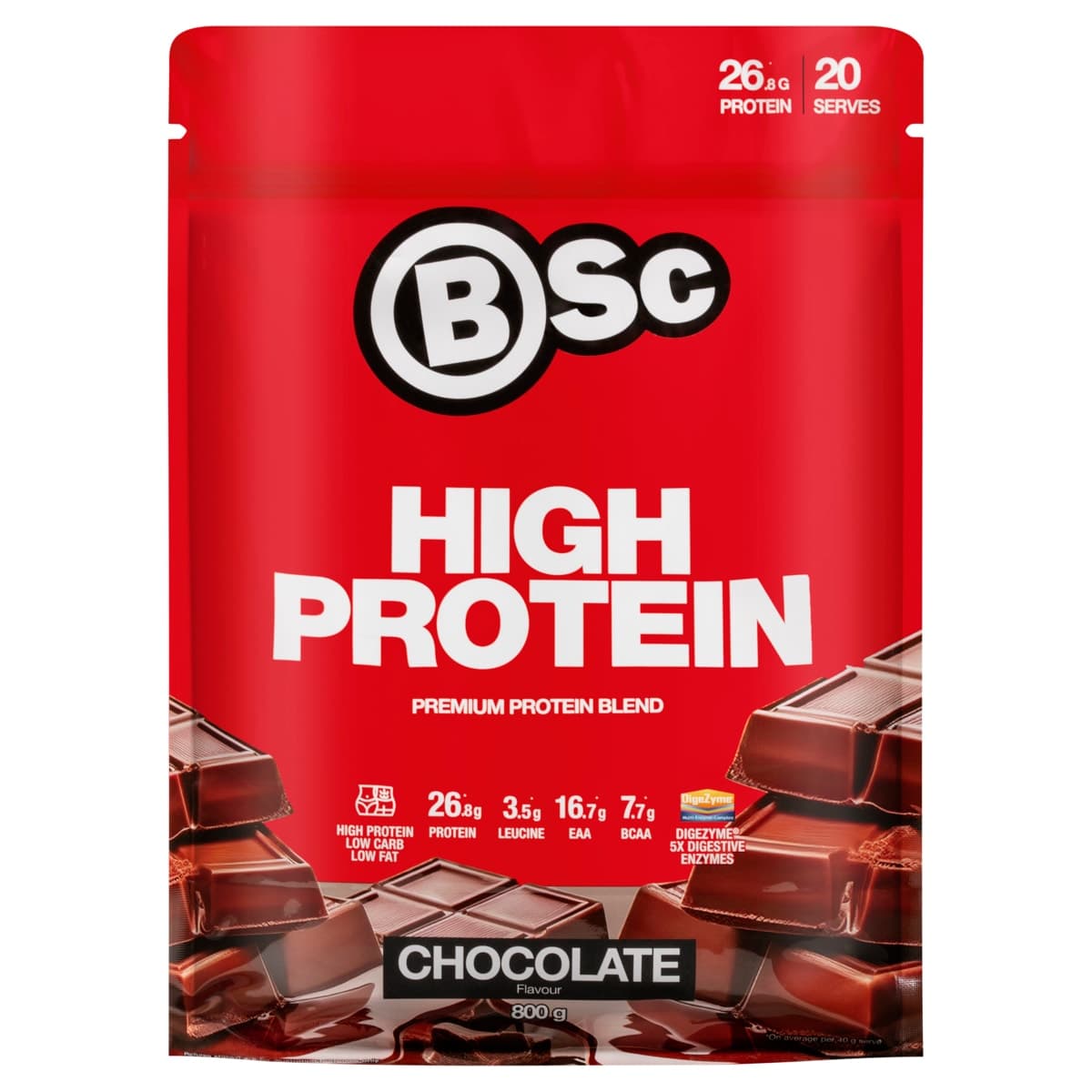 BSc High Protein Powder Chocolate 800g