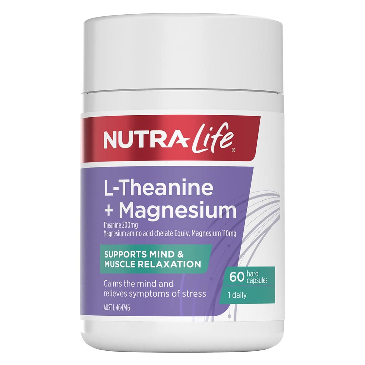 Nutra-Life L-Theanine + Magnesium 60 Capsules