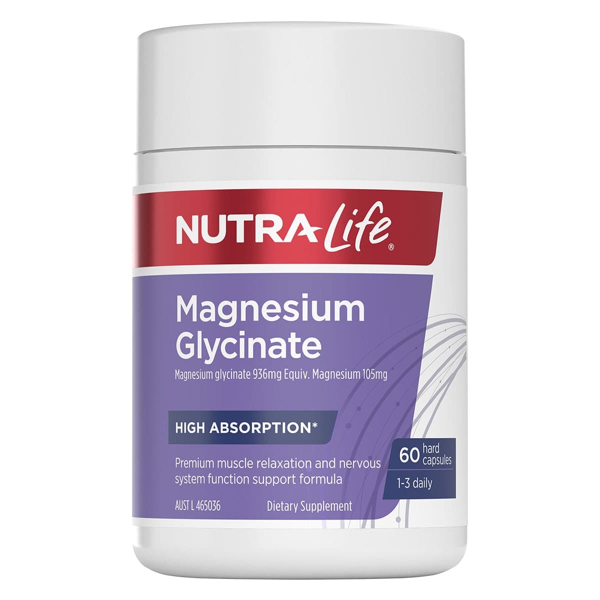 Nutra-Life Magnesium Glycinate 60 Capsules