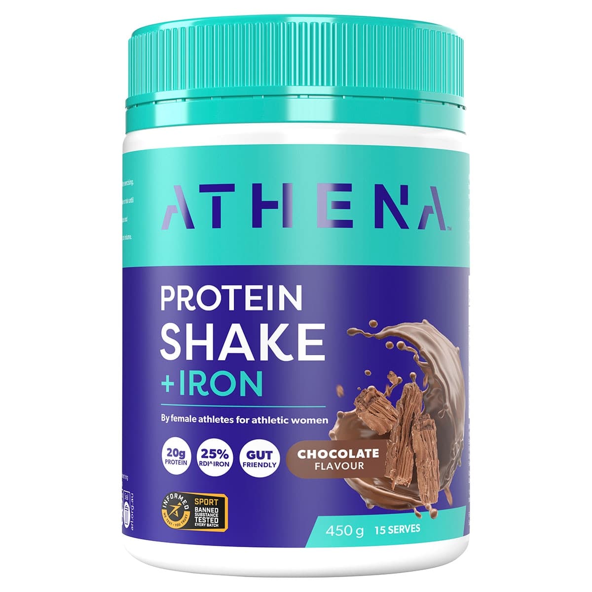 Athena Protein + Iron Chocolate 450g
