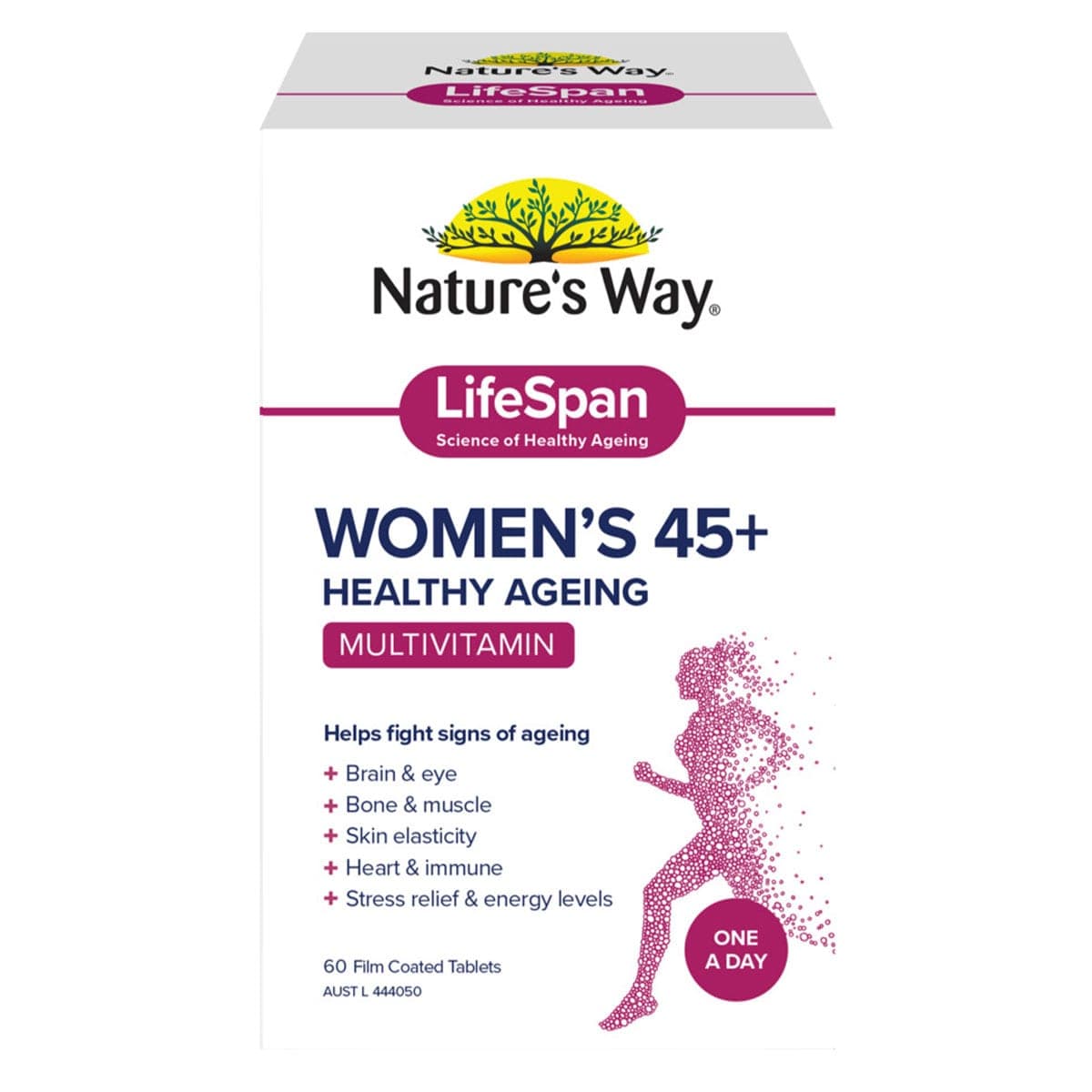 Natures Way Lifespan Womens 45+ Multivitamin 60 Tablets