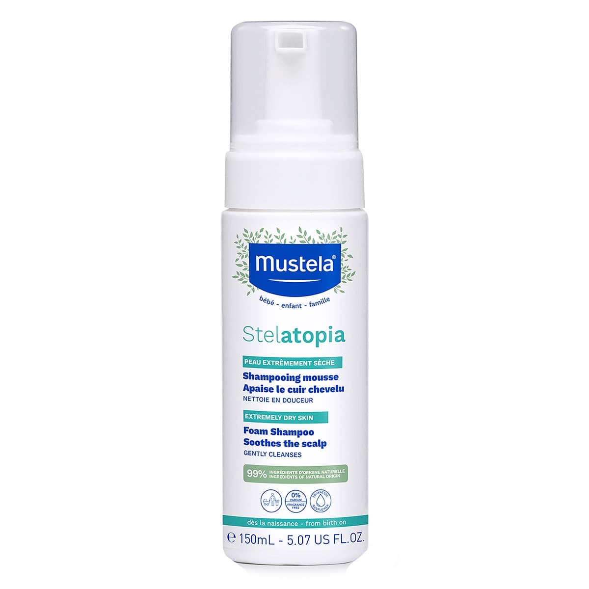 Mustela Stelatopia Foam Shampoo 150ml