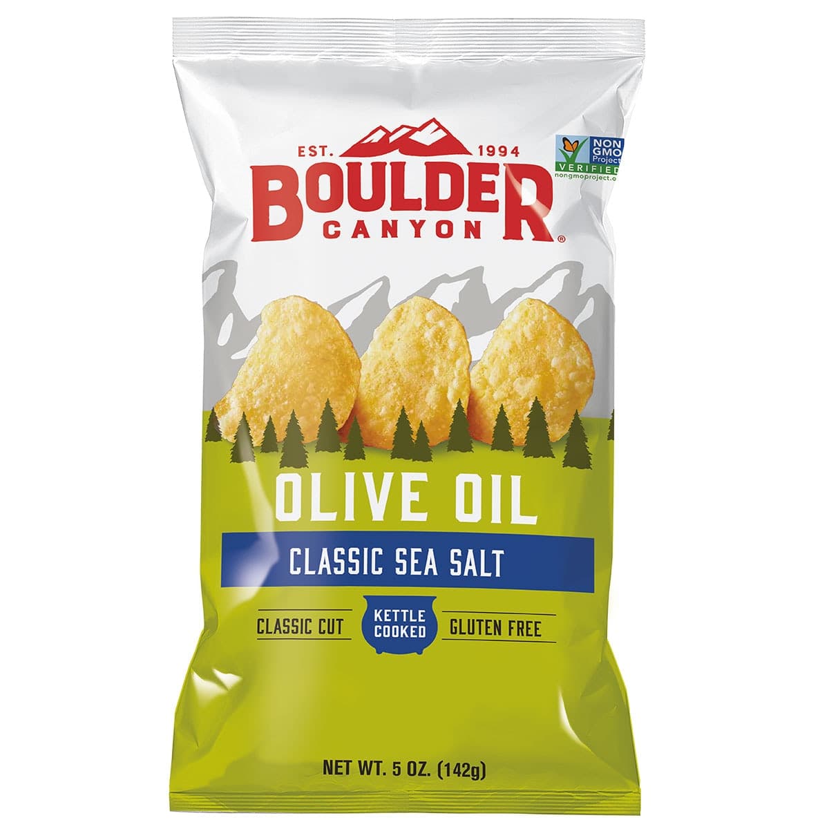 Boulder Canyon Olive Oil Classic Sea Salt Chips 142g