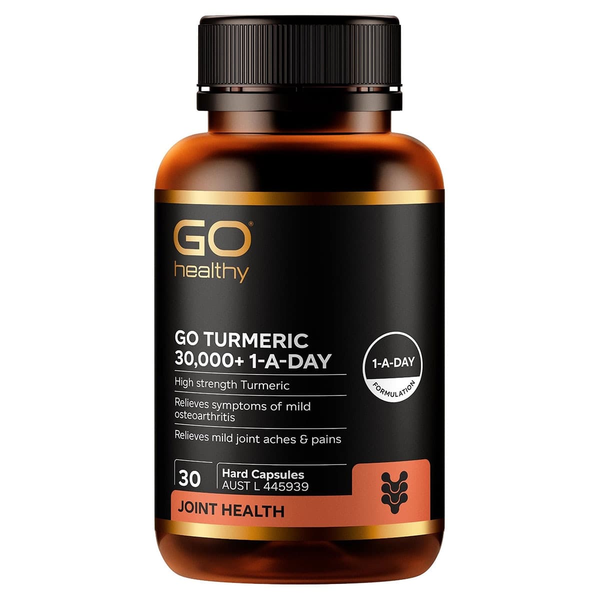 GO Healthy Turmeric 30000+ 1-A-DAY 30 Capsules