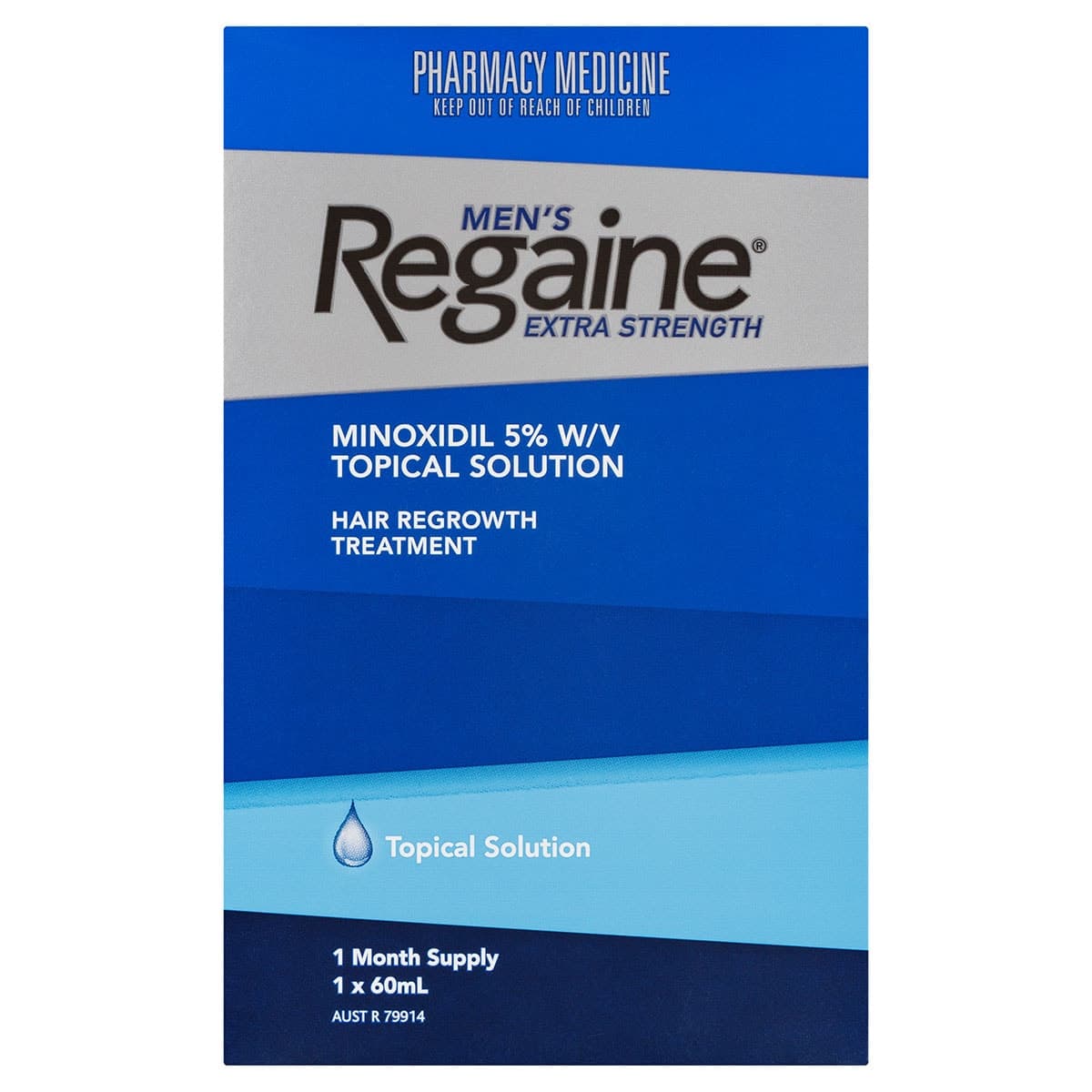 Regaine Mens SOLUTION Extra Strength Hair Loss Treatment 60ml
