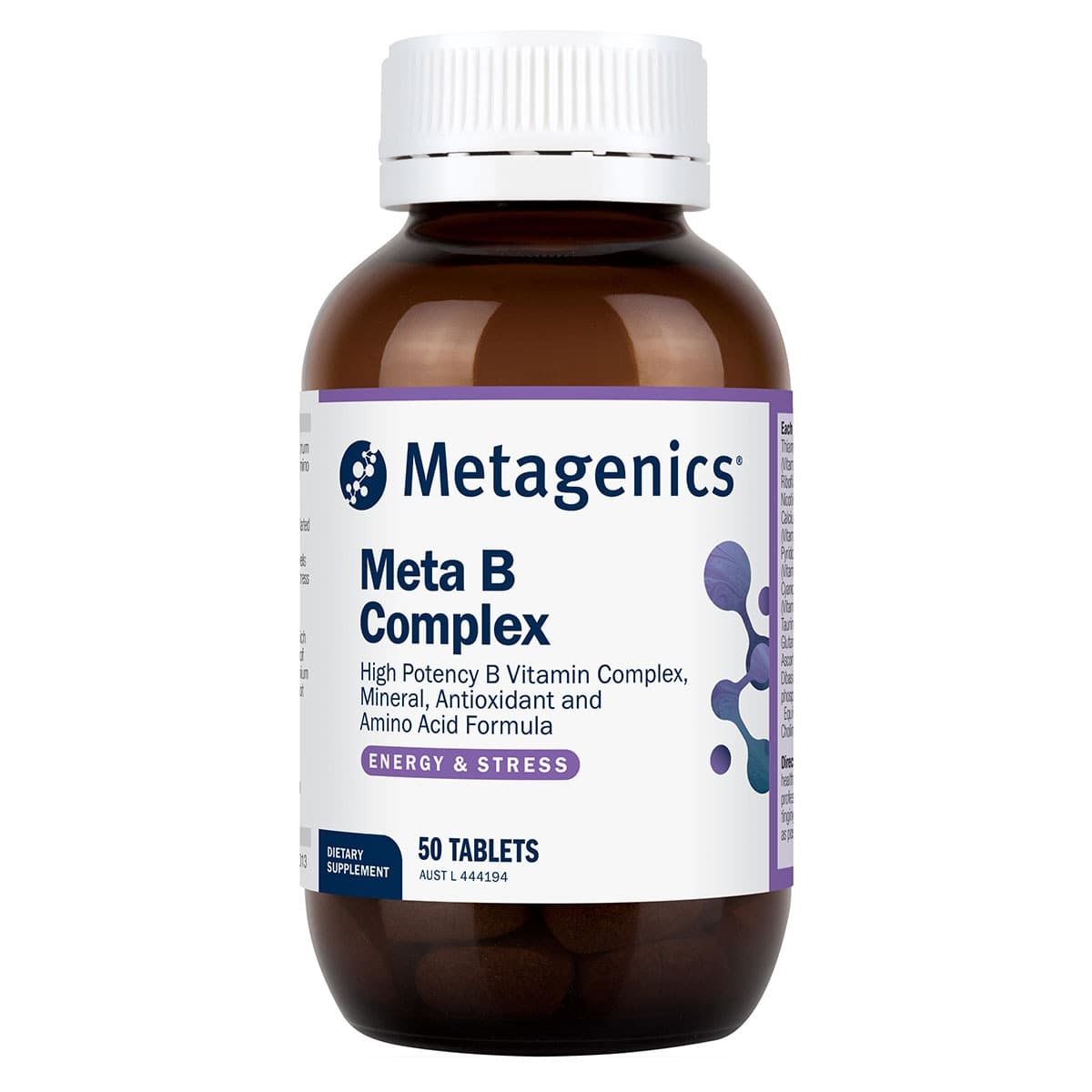 Metagenics Meta B Complex 50 Tablets