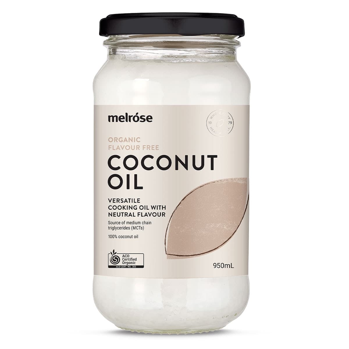 Melrose Organic Flavour Free Coconut Oil 950ml