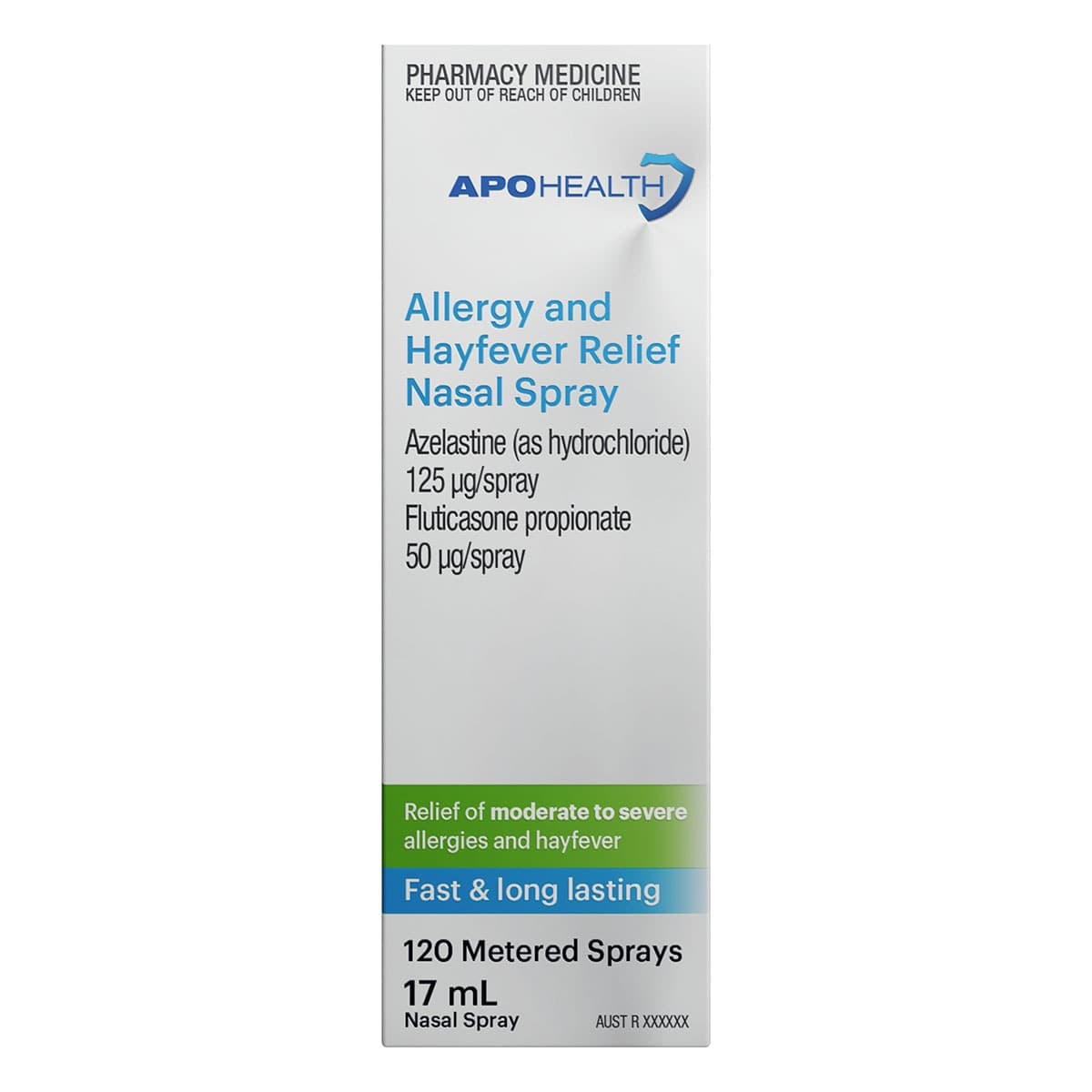APOHEALTH Allergy and Hayfever Nasal Spray 120 Metered Sprays