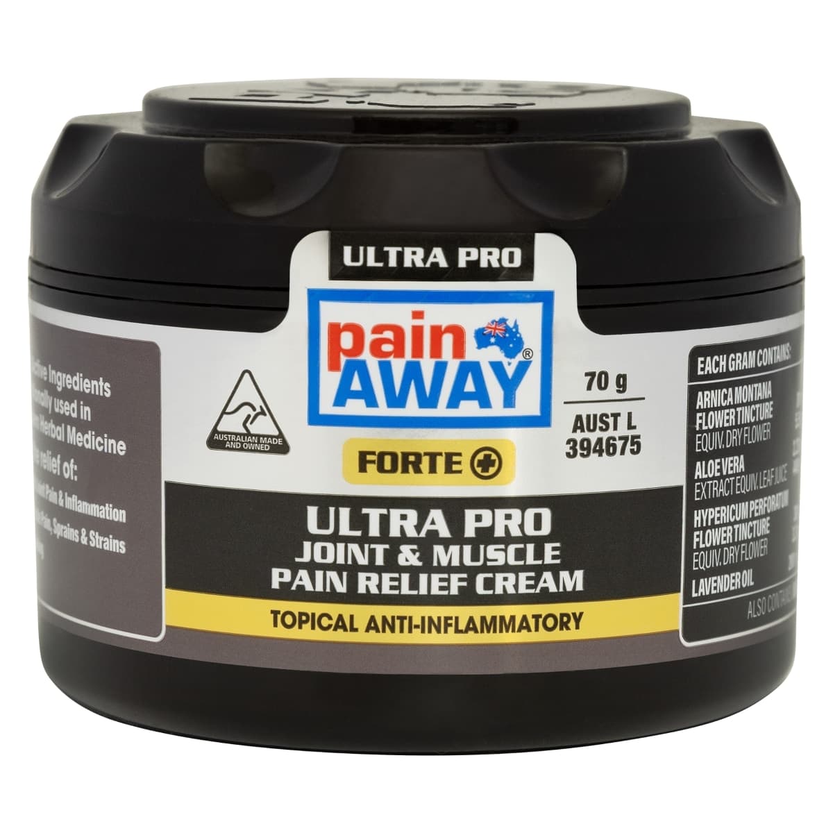 Pain Away Forte + Ultra Pro Pain Relief Cream 70g