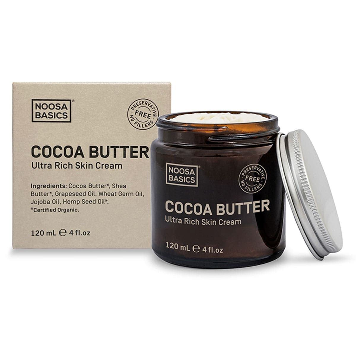 Noosa Basics Ultra Rich Skin Cream Cocoa Butter 120ml