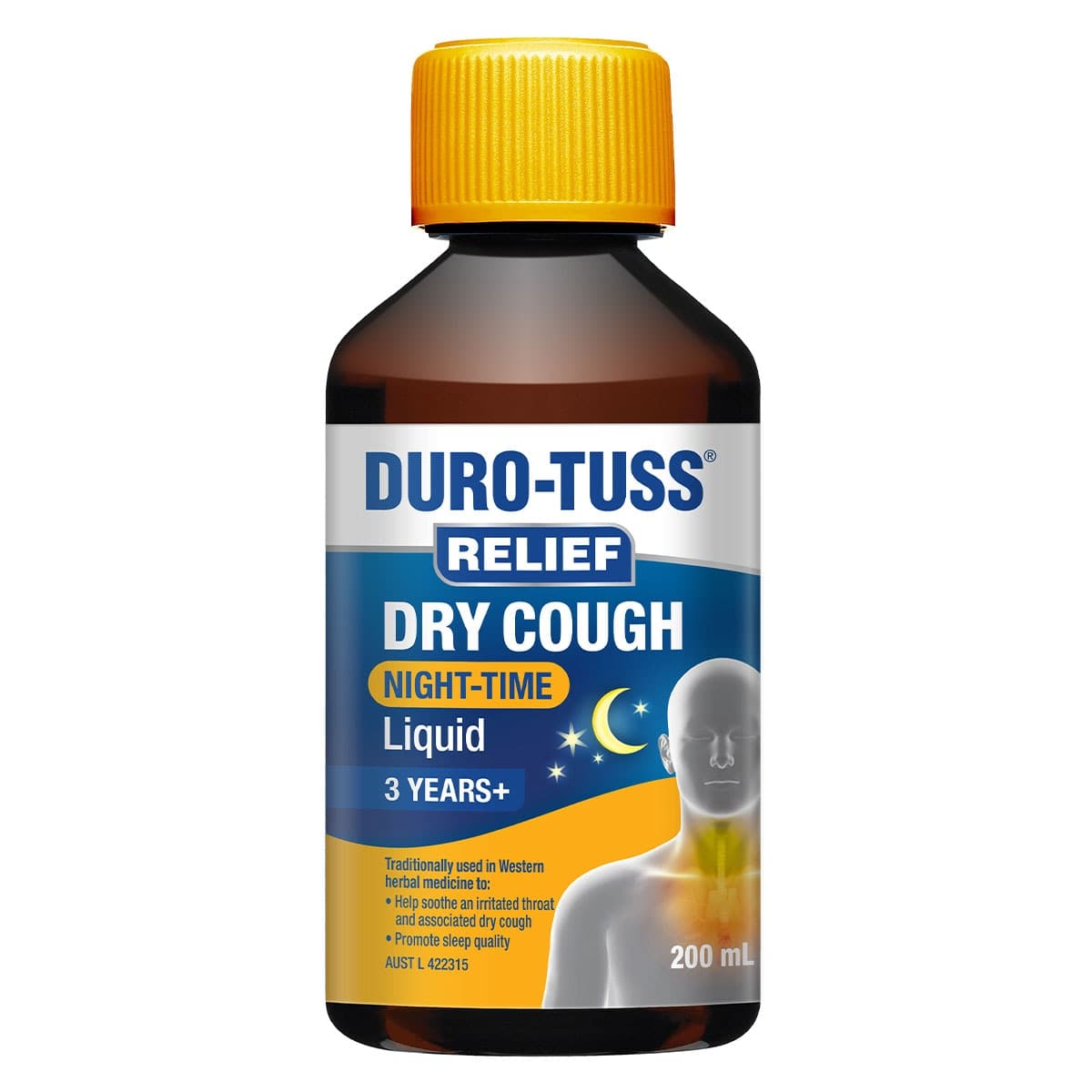 Durotuss Relief Dry Cough Night-Time Liquid 200ml