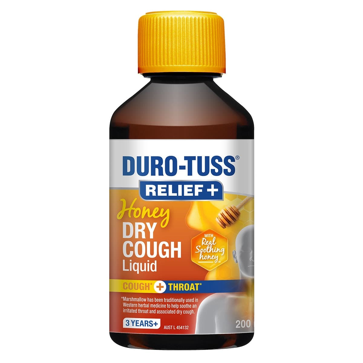 Durotuss Relief Dry Cough + Honey Liquid 200ml