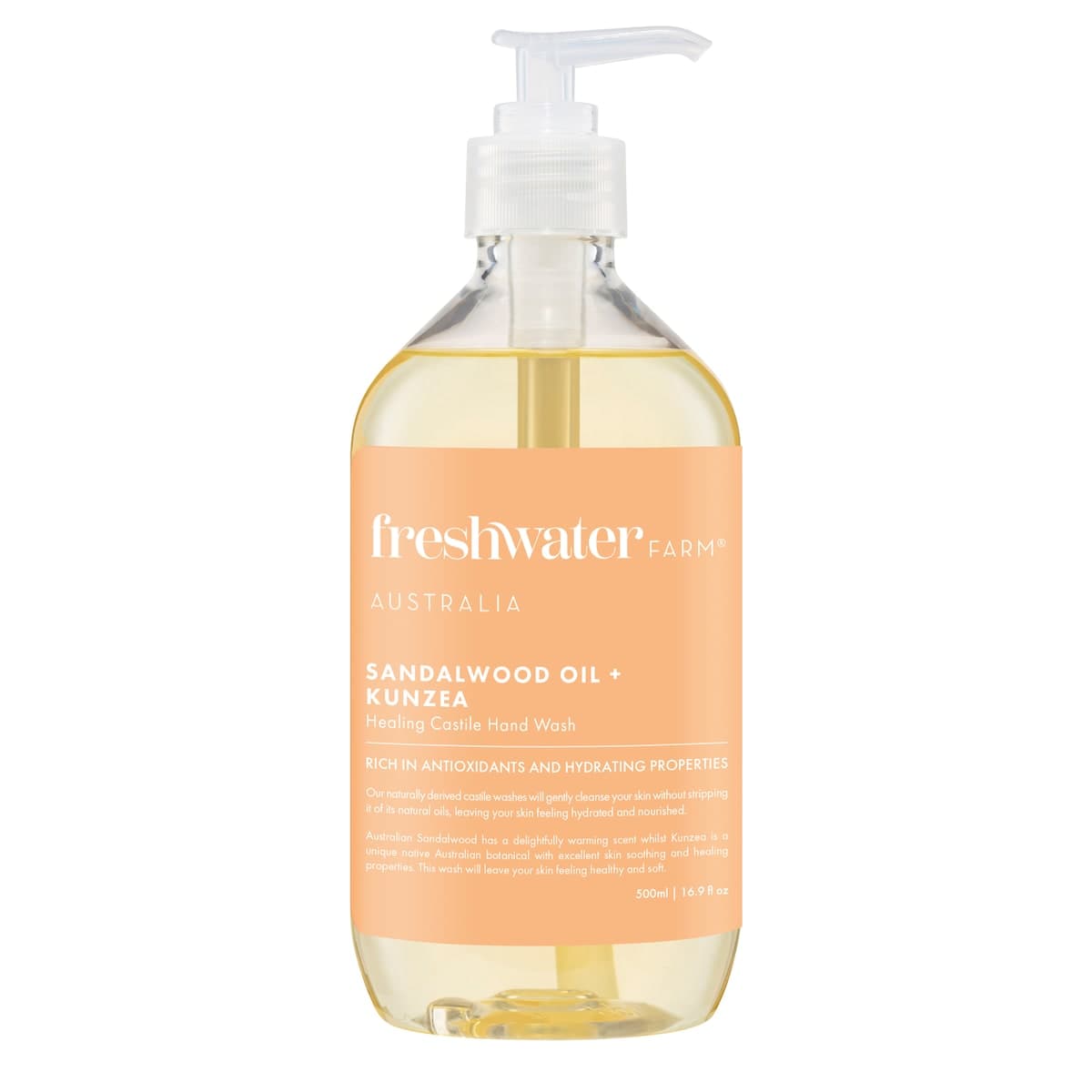 Freshwater Farm Sandalwood Oil + Kunzea Hand Wash 500ml