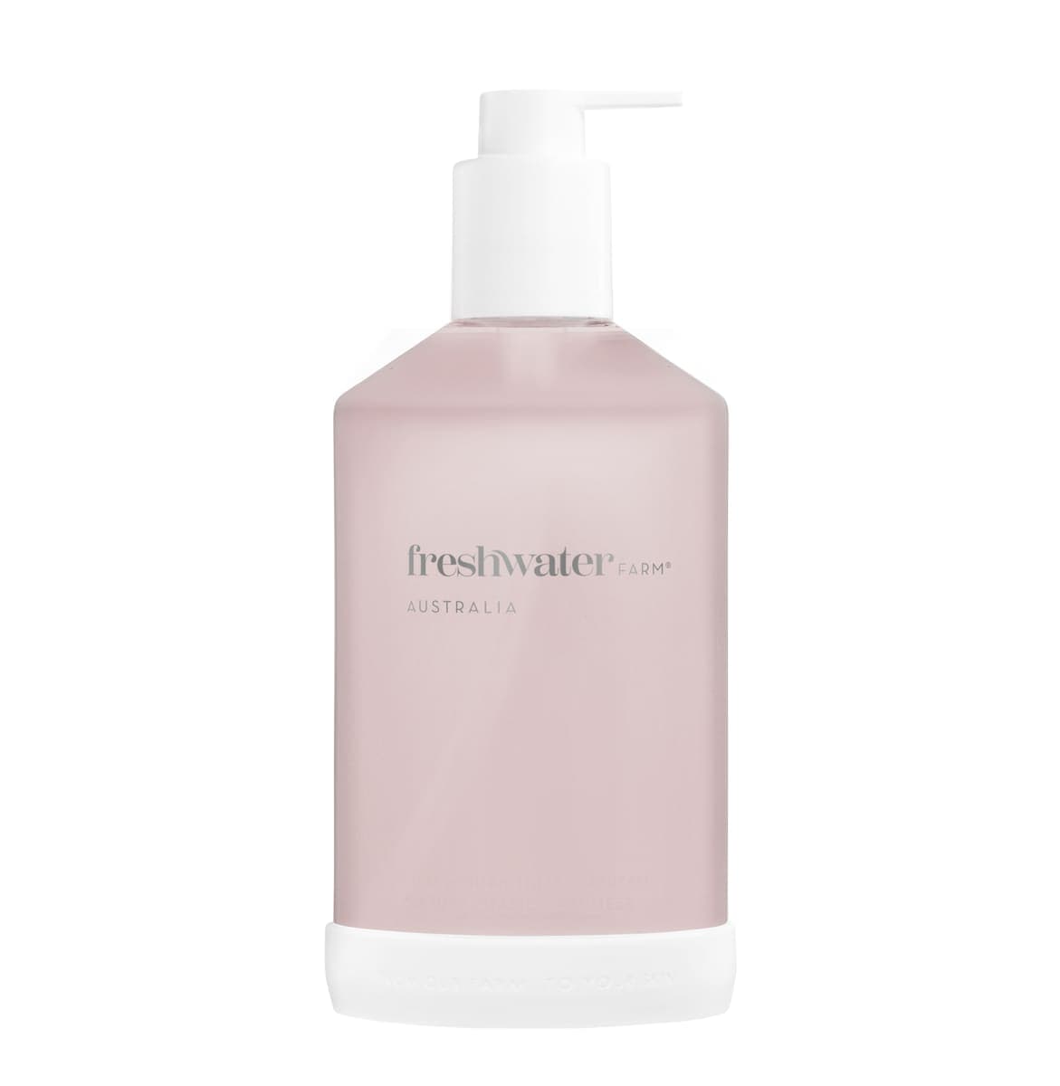 Freshwater Farm Refillable Glass Bottle Rosewater + Pink Clay Hand Wash 500ml