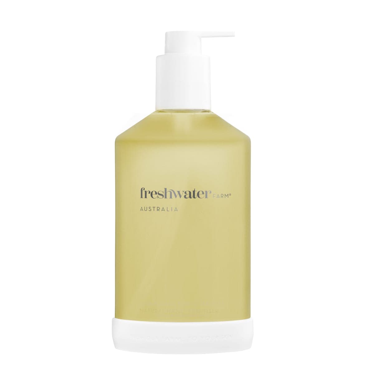 Freshwater Farm Refillable Glass Bottle with Pump- Lemon Myrtle + Manuka Honey 500ml