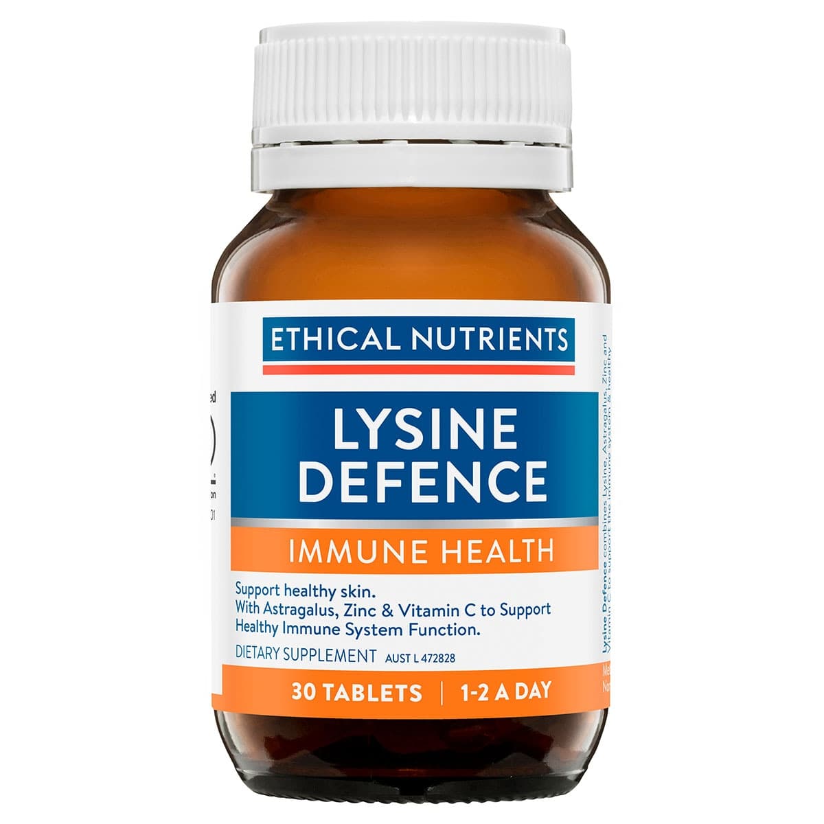 Ethical Nutrients Lysine Defence 30 Tablets