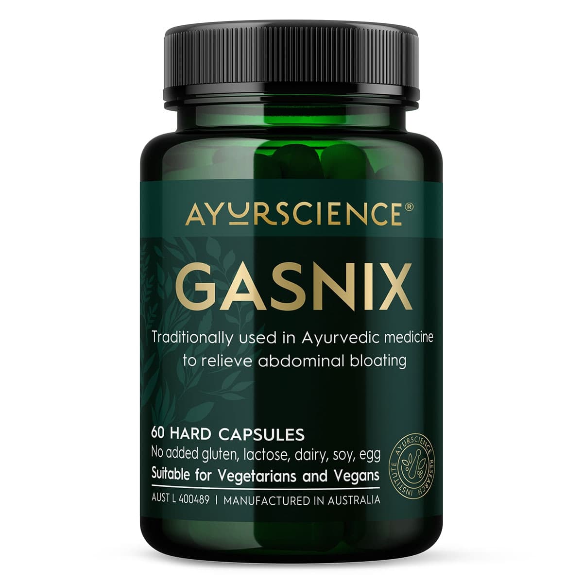 AyurScience Gasnix 60 Hard Capsules