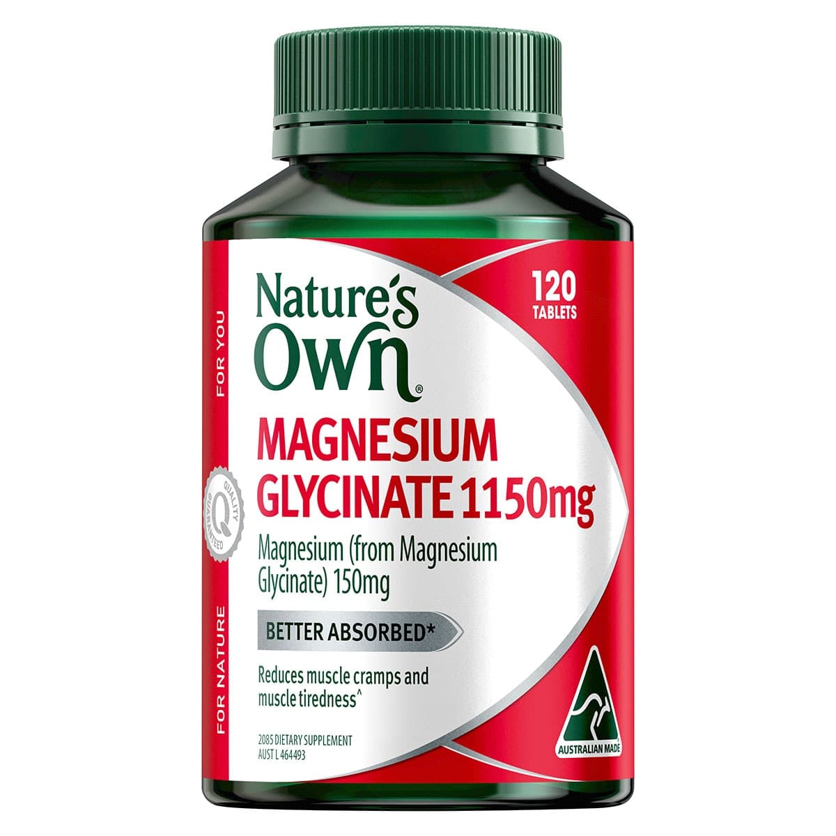 Nature's Own Magnesium Glycinate 1100mg -120 Tablets