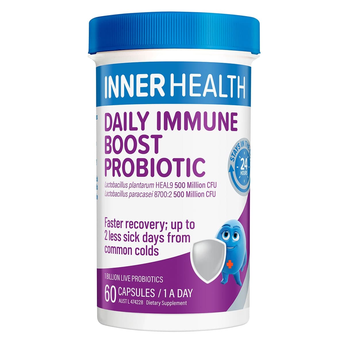 Inner Health Daily Immune Boost Probiotic 60 Capsules