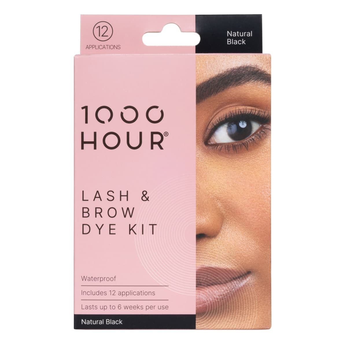 1000 Hour Lash & Brow Dye Kit Natural Black