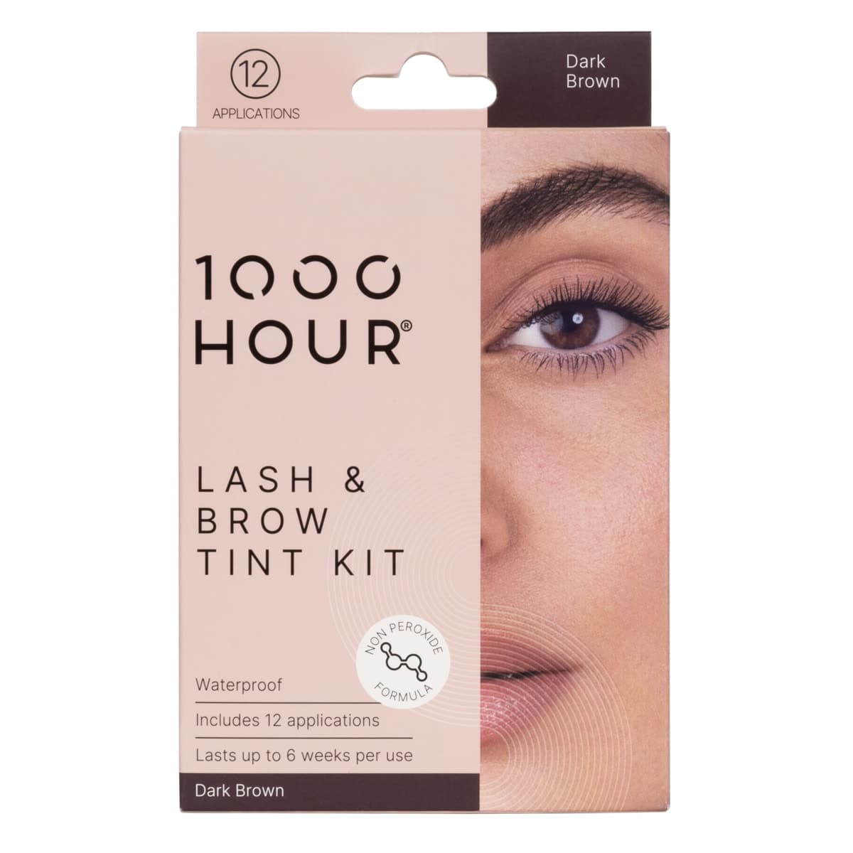 1000 Hour Lash & Brow Tint Kit Dark Brown
