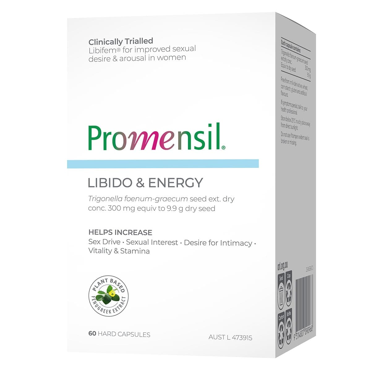 Promensil Libido + Energy 60 Tablets