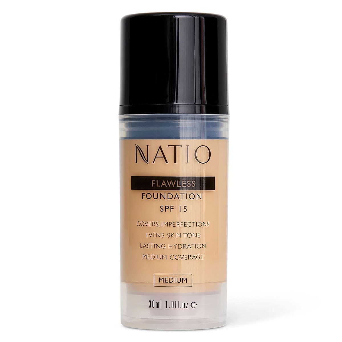Natio Flawless Foundation SPF15 Medium 30ml
