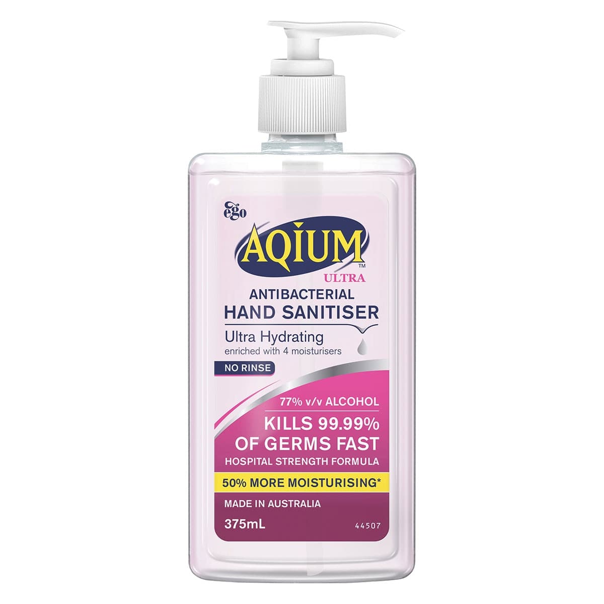 Ego Aqium Ultra Antibacterial Hand Sanitiser 375ml