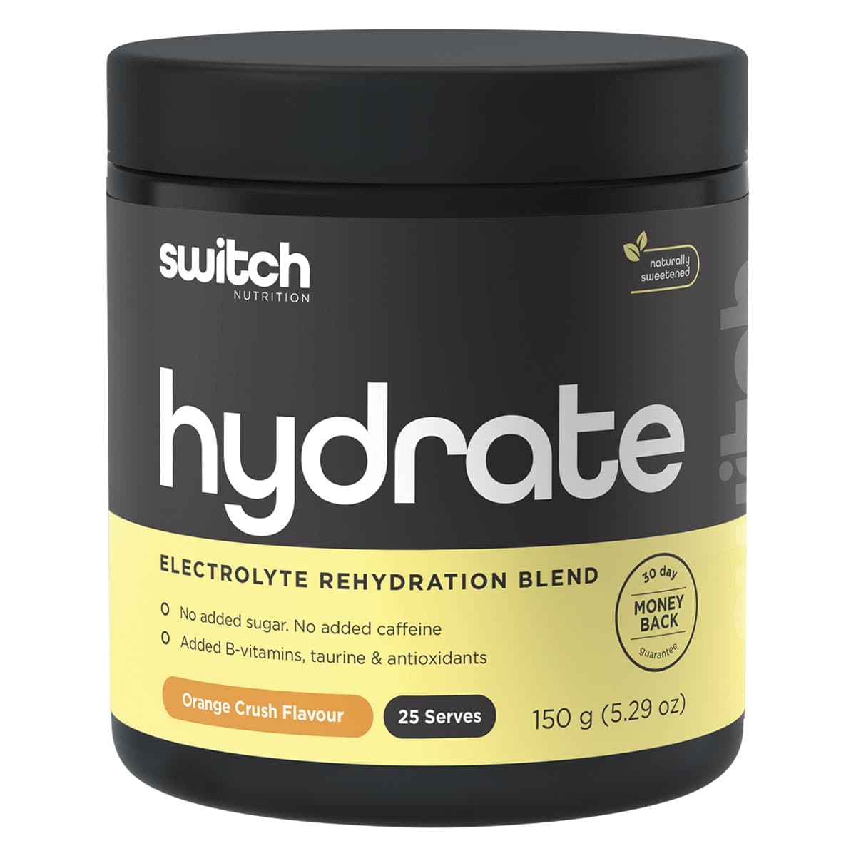 Switch Nutrition Hydrate Electrolytes Orange Crush 150g