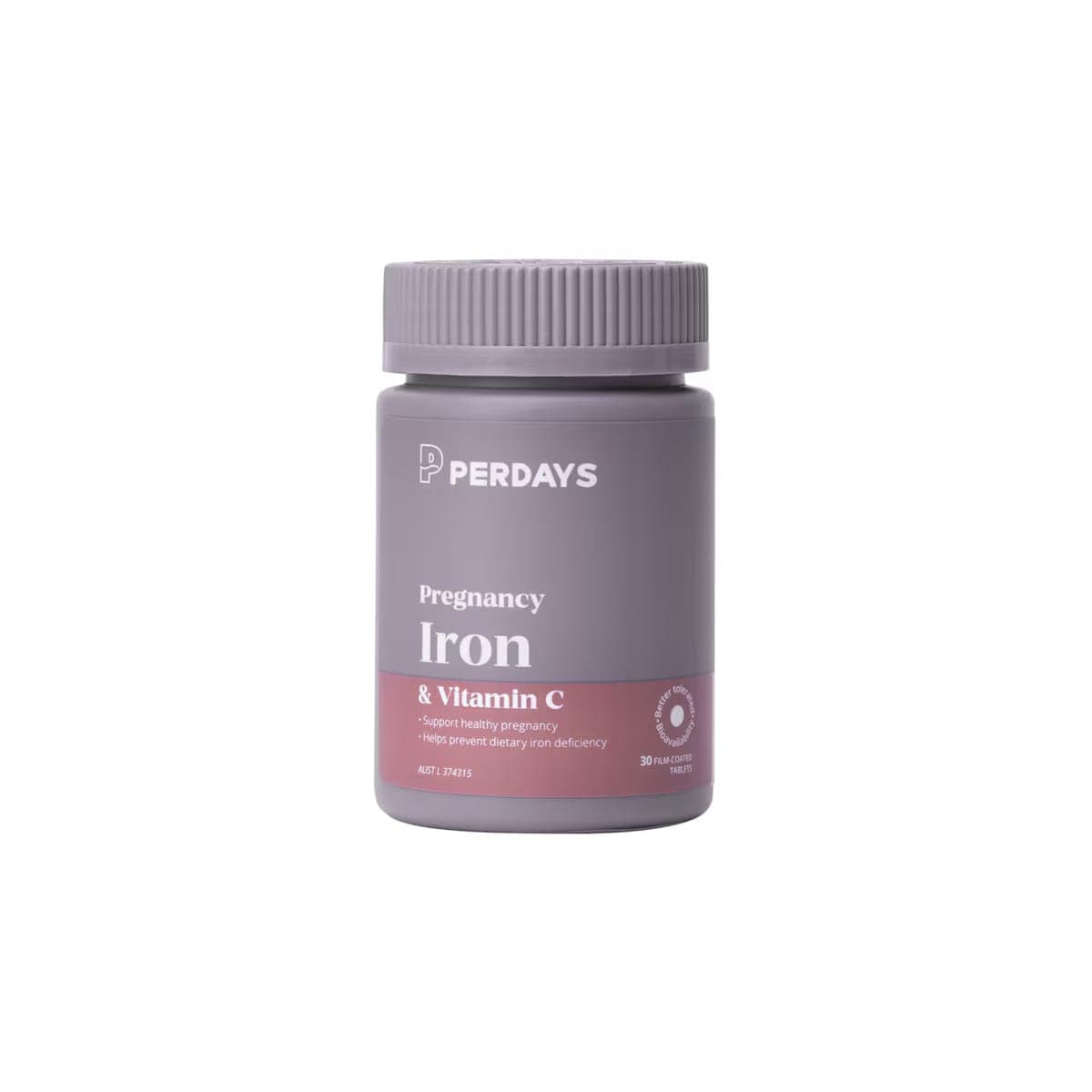 Perdays Pregnancy Iron & Vitamin C 30 tablets