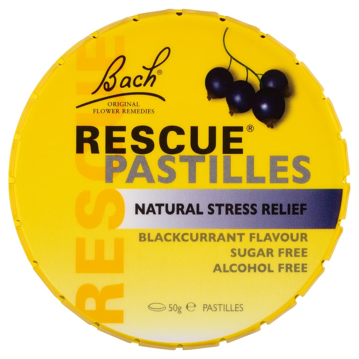 Bach Rescue Remedy Blackcurrant Pastilles 50g