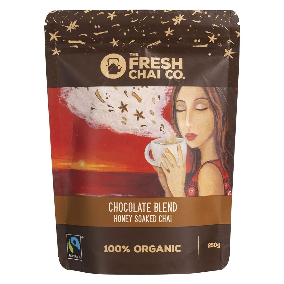 The Fresh Chai Co Chocolate Blend Fresh Sticky Chai 250g