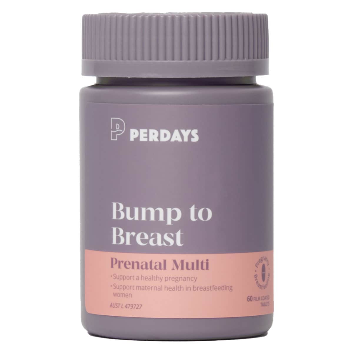 Perdays Bump To Breast Prenatal Multivitamins 60 Tablets
