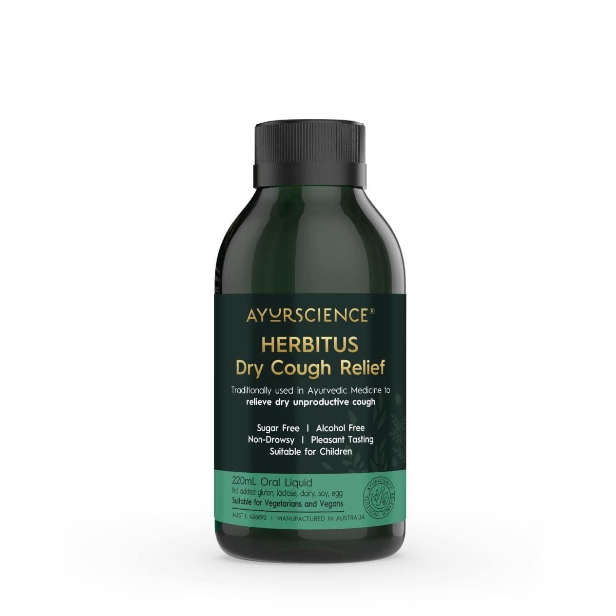 AyurScience Herbitus Dry Cough Syrup Liquid 220ml