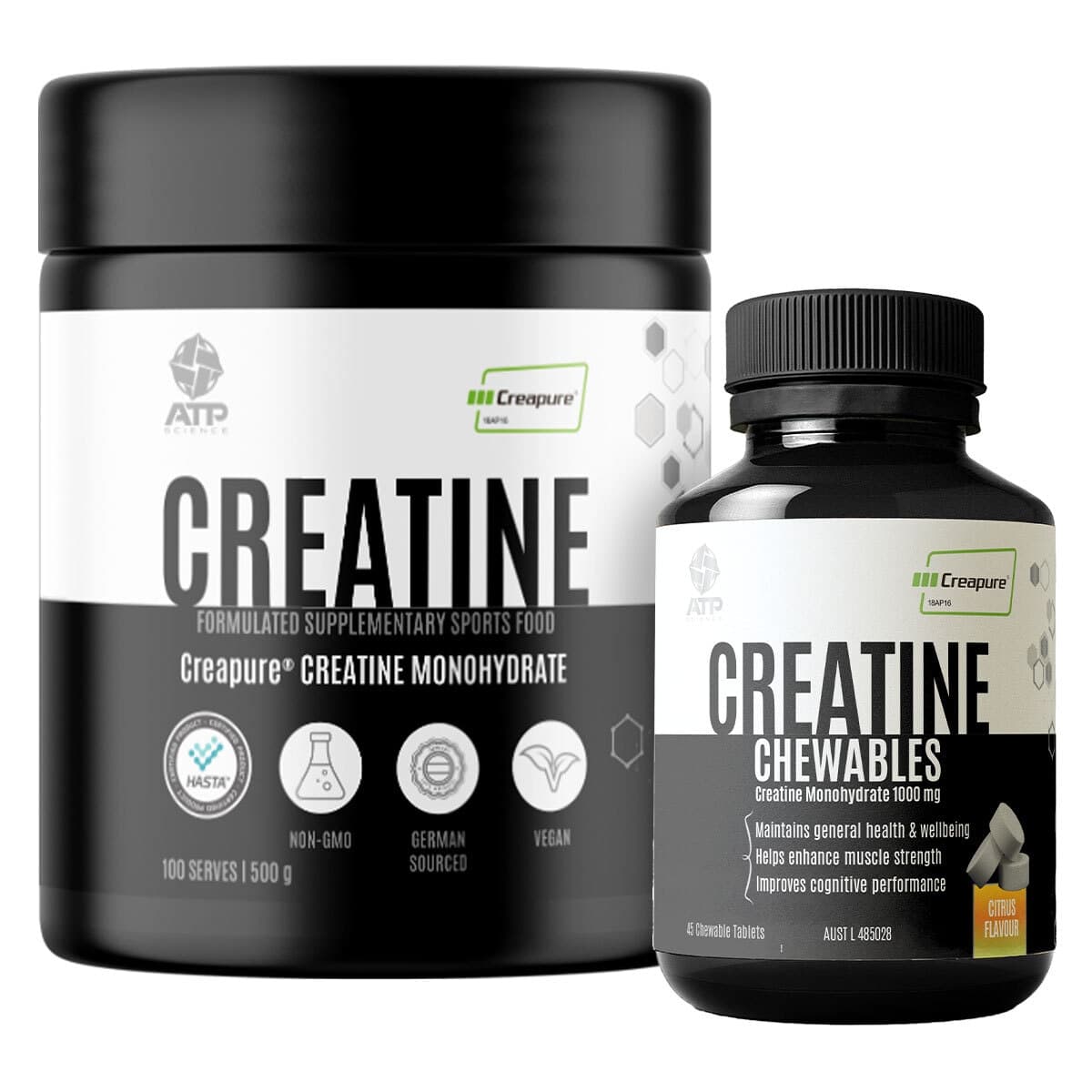 ATP Science Creatine Powder Bundle