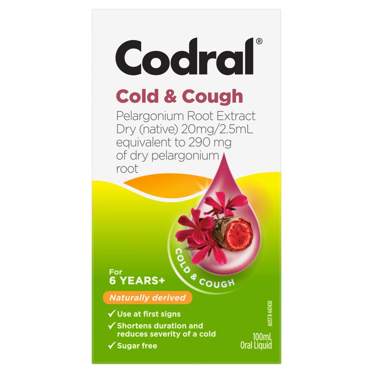 Codral Cold & Cough Pelargonium Root Liquid 100ml