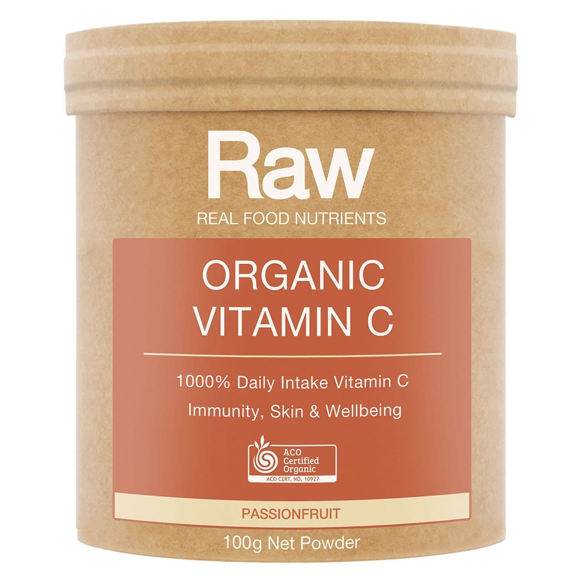 Amazonia Raw Organic Vitamin C Powder Passionfruit 100g