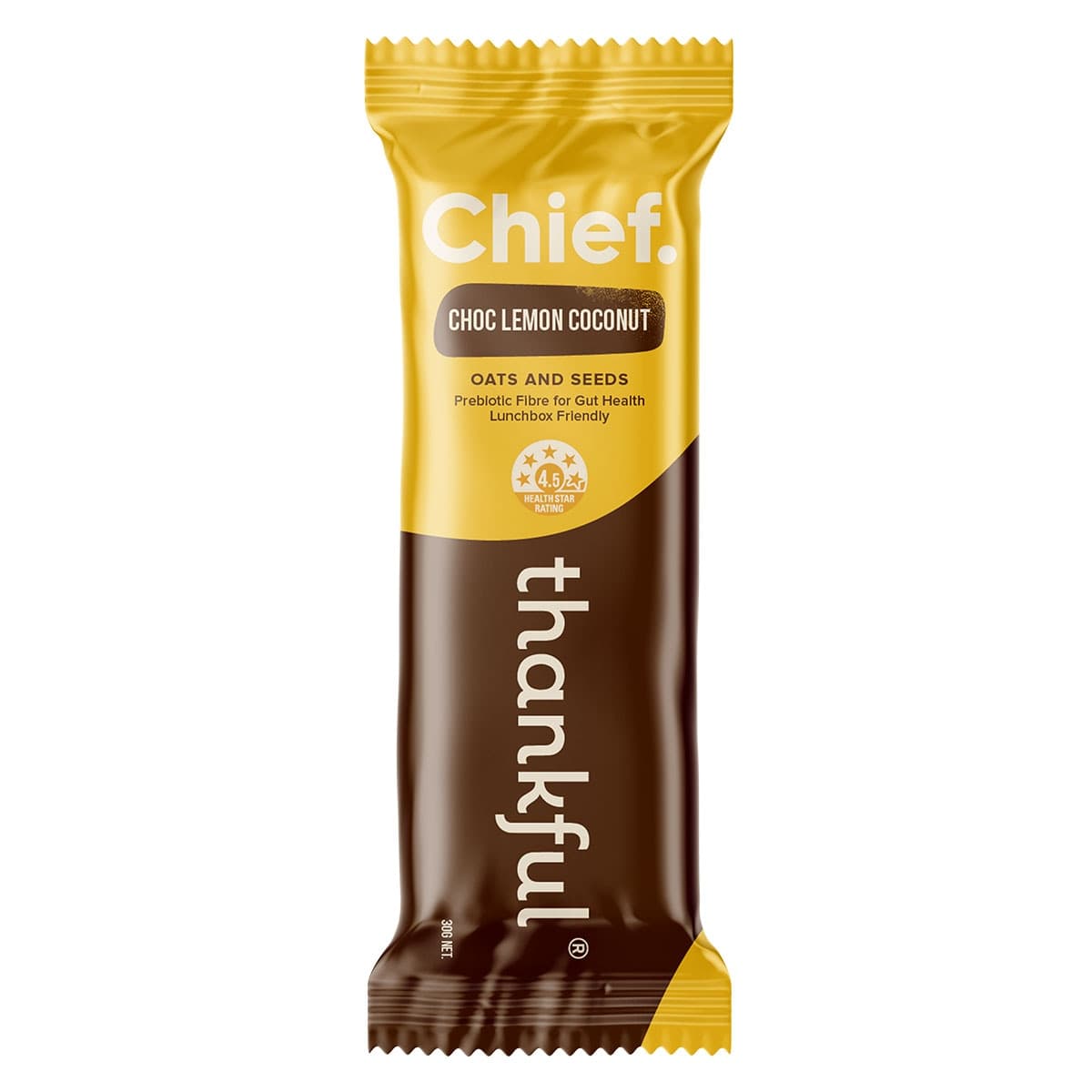Chief Nutrition Thankful Bar Choc Lemon Coconut 30g