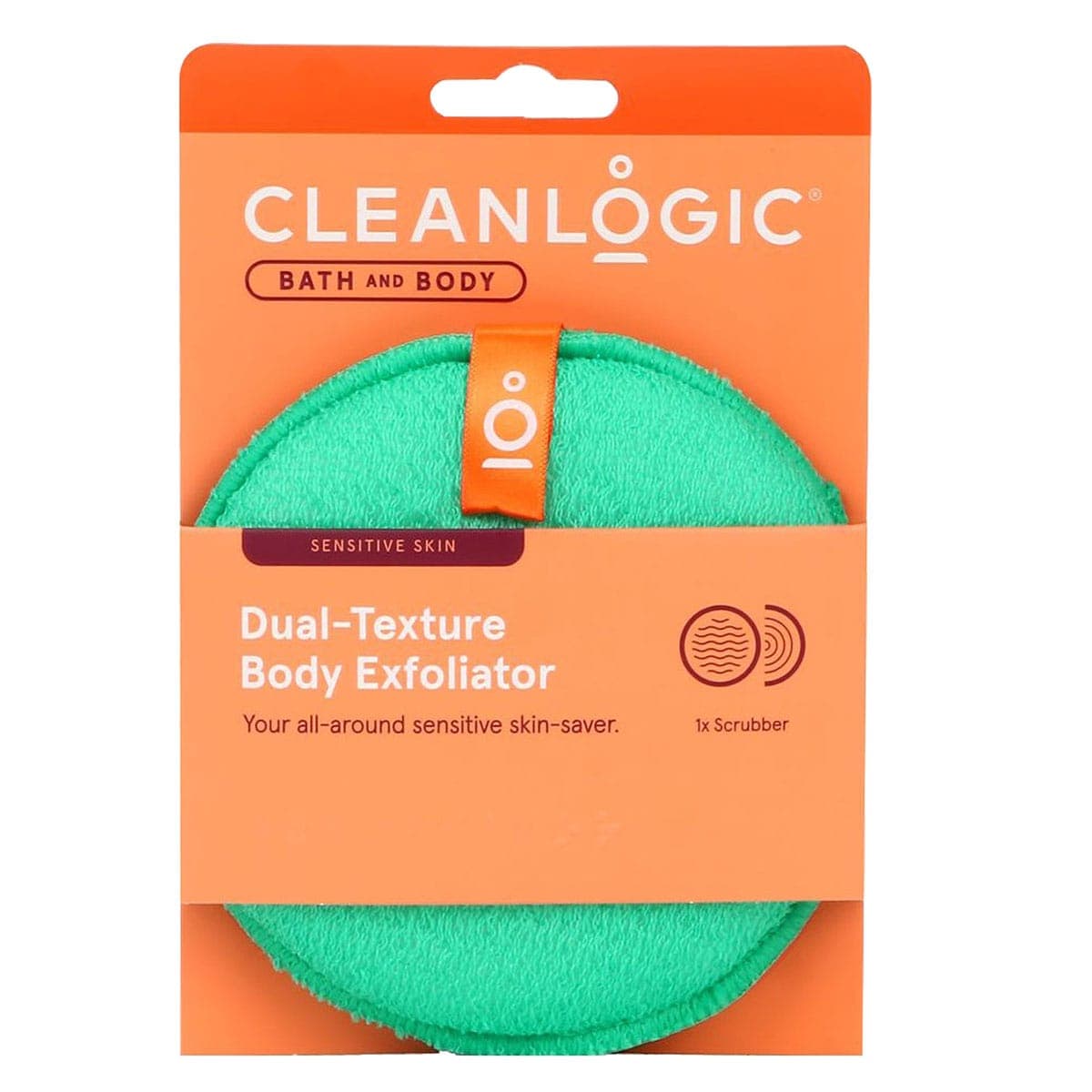 Cleanlogic Sensitive Skin Dual-Texture Body Exfoliator