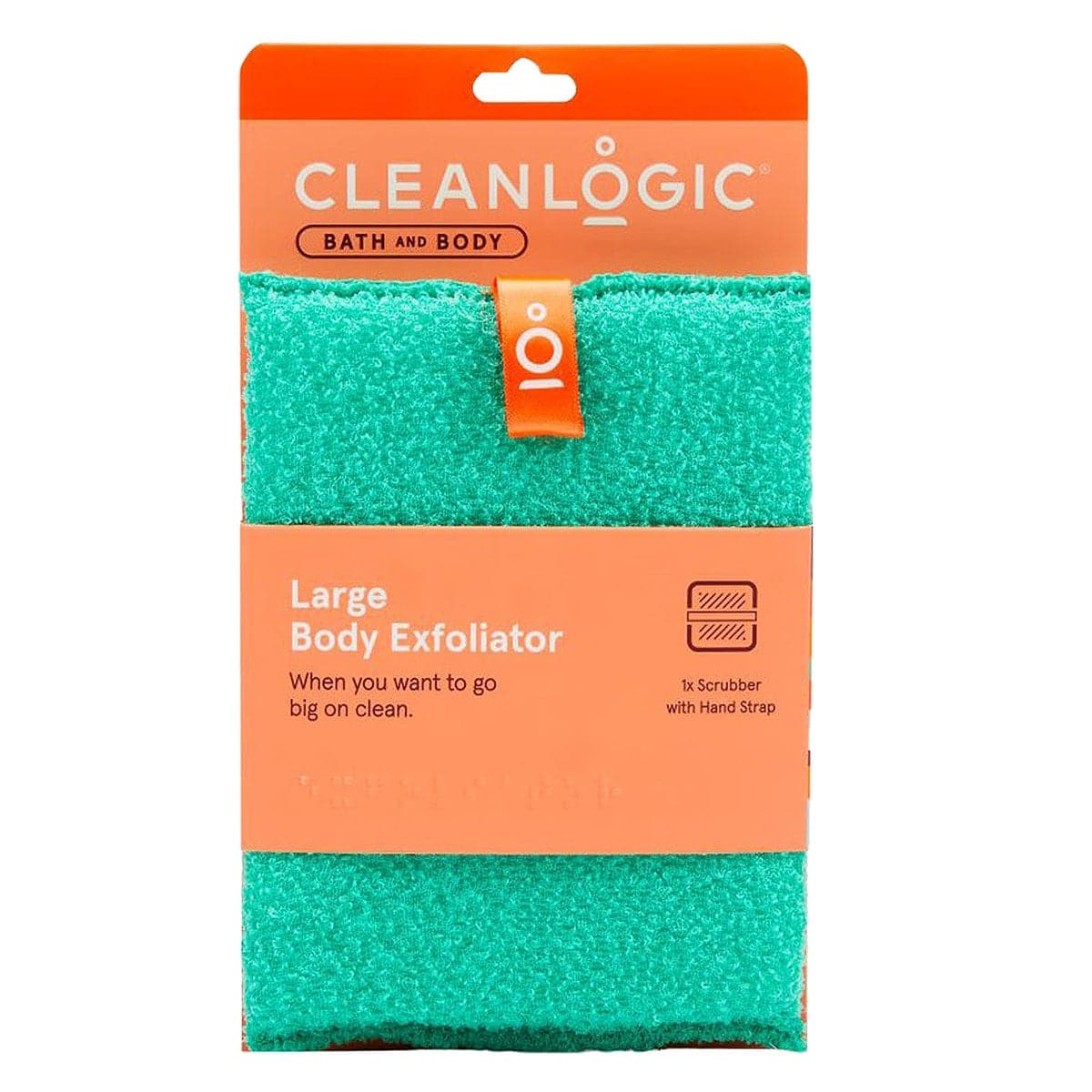 Cleanlogic Large Body Exfoliator 1 Pack Assorted Colours