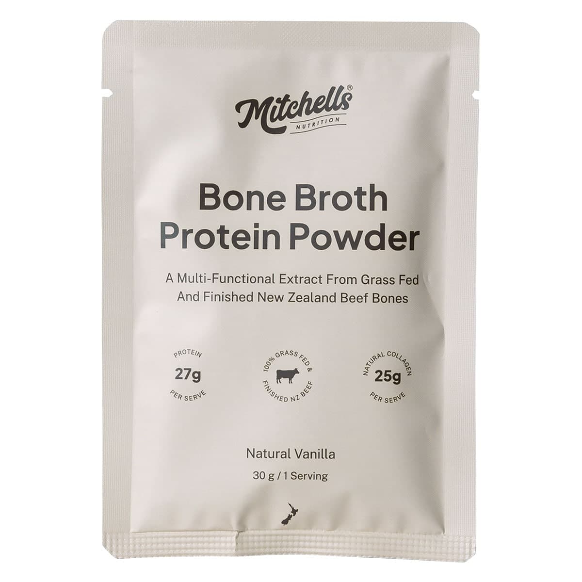 Mitchells Nutrition Bone Broth Protein Powder Vanilla 30g